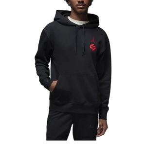 NEW AIR JORDAN "Luka Doncic Fleece Logo PO Hoodie" MEN'S BLACK L DZ3512-011